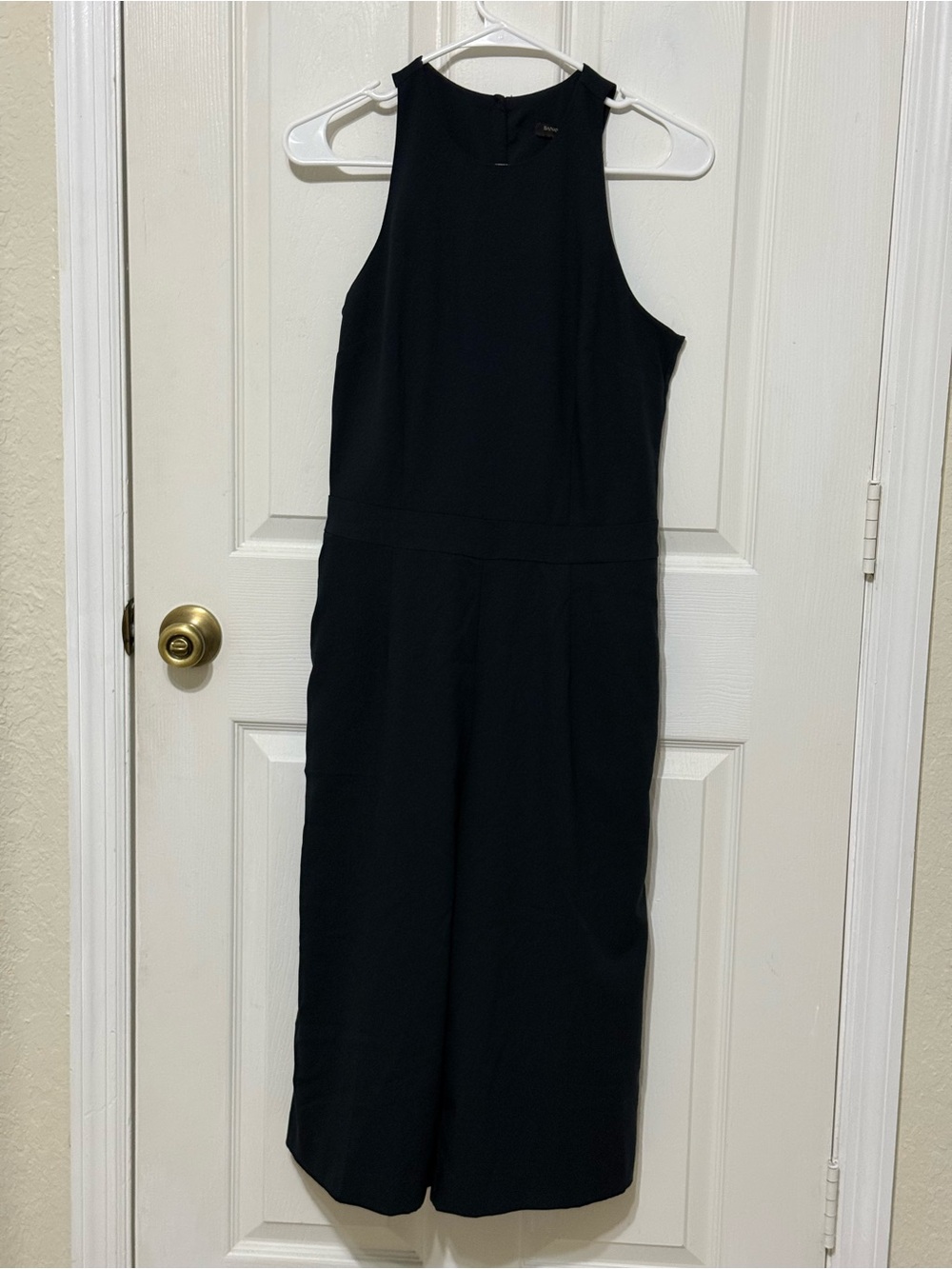 Banana Republic Navy Blue Sleeveless Jumpsuit
